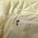 BURBERRY Blue Label Tote Bag Nylon Silver Beige Auth gh1498-20