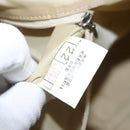 BURBERRY Blue Label Tote Bag Nylon Silver Beige Auth gh1498-12