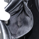 CELINE Shoulder Bag Leather Black Gold Auth gh1499-23