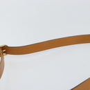 CELINE Shoulder Bag Leather Black Gold Auth gh1499-8