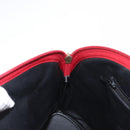 SAINT LAURENT Shoulder Bag Leather Red Gold Auth gh1500-19