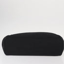 HERMES Herbag MM Handtasche Canvas Leder Schwarz Silber Auth gh1501-6