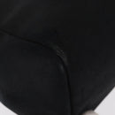 HERMES Herbag MM Handtasche Canvas Leder Schwarz Silber Auth gh1501-7