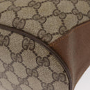 GUCCI GG Supreme Web Sherry Line Bag PVC Beige Gold 904 02 081 Auth gh1504-11