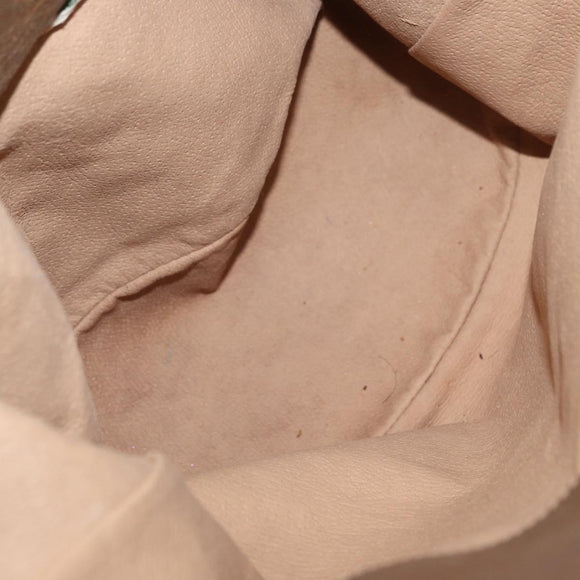 GUCCI GG Supreme Web Sherry Line Bag PVC Beige Gold 904 02 081 Auth gh1504