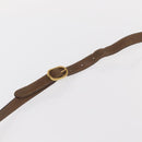 GUCCI GG Supreme Web Sherry Line Bag PVC Beige Gold 904 02 081 Auth gh1504-8