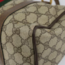 GUCCI GG Supreme Web Sherry Line Boston Bag PVC Beige Gold 40 02 006 Auth gh1505-12