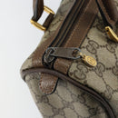GUCCI GG Supreme Web Sherry Line Boston Bag PVC Beige Gold 40 02 006 Auth gh1505-15