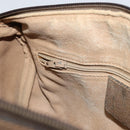 GUCCI GG Supreme Web Sherry Line Boston Bag PVC Beige Gold 40 02 006 Auth gh1505-20