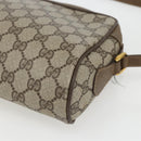 GUCCI GG Supreme Web Sherry Line Bag PVC Beige Gold 56 02 087 Auth gh1506-13