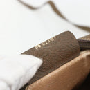 GUCCI GG Supreme Web Sherry Line Bag PVC Beige Gold 56 02 087 Auth gh1506-21