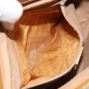 GUCCI Micro GG Supreme Shoulder Bag PVC Beige Gold 007 87 0096 Auth gh1507-21