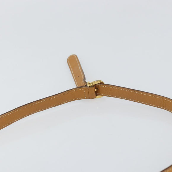 GUCCI Micro GG Supreme Shoulder Bag PVC Beige Gold 007 87 0096 Auth gh1507