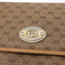 GUCCI Micro GG Supreme Hand Bag PVC Beige Gold 000 46 4857 Auth gh1508-14