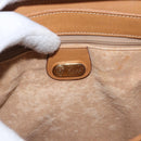 GUCCI Micro GG Supreme Hand Bag PVC Beige Gold 000 46 4857 Auth gh1508-16