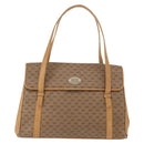 GUCCI Micro GG Supreme Hand Bag PVC Beige Gold 000 46 4857 Auth gh1508-2