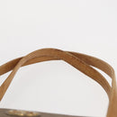 GUCCI Micro GG Supreme Hand Bag PVC Beige Gold 000 46 4857 Auth gh1508-8