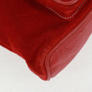 GUCCI Bamboo Backpack Suede Red Gold 003 1998 0030 Auth gh1510-15