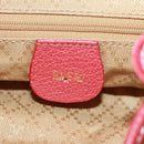 GUCCI Bamboo Backpack Suede Red Gold 003 1998 0030 Auth gh1510-22