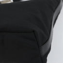 GUCCI Shoulder Bag Nylon Black Silver 000 0602 3754 Auth gh1511-10