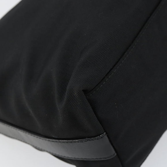 GUCCI Shoulder Bag Nylon Black Silver 000 0602 3754 Auth gh1511