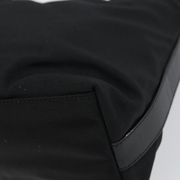 GUCCI Shoulder Bag Nylon Black Silver 000 0602 3754 Auth gh1511