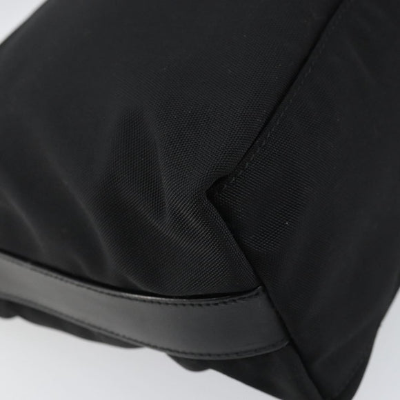 GUCCI Shoulder Bag Nylon Black Silver 000 0602 3754 Auth gh1511