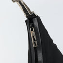 GUCCI Shoulder Bag Nylon Black Silver 000 0602 3754 Auth gh1511-15