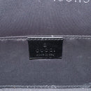 GUCCI Shoulder Bag Nylon Black Silver 000 0602 3754 Auth gh1511-16