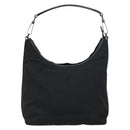 GUCCI Shoulder Bag Nylon Black Silver 000 0602 3754 Auth gh1511-2