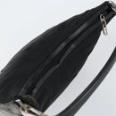 GUCCI Shoulder Bag Nylon Black Silver 000 0602 3754 Auth gh1511-6