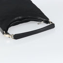 GUCCI Shoulder Bag Nylon Black Silver 000 0602 3754 Auth gh1511-7