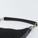 GUCCI Shoulder Bag Nylon Black Silver 000 0602 3754 Auth gh1511-8
