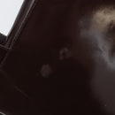 GUCCI Hand Bag Enamel Brown Silver 000 1013 0504 Auth gh1513-14