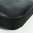 GUCCI Shoulder Bag Leather Black Silver 001 3341 3444 Auth gh1514-11