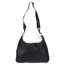 GUCCI Shoulder Bag Leather Black Silver 001 3341 3444 Auth gh1514-2