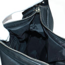 GUCCI Shoulder Bag Leather Black Silver 001 3341 3444 Auth gh1514-21