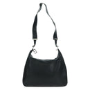 GUCCI Shoulder Bag Leather Black Silver 001 3341 3444 Auth gh1514-3