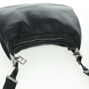 GUCCI Shoulder Bag Leather Black Silver 001 3341 3444 Auth gh1514-6