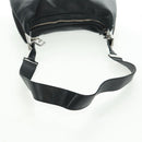GUCCI Shoulder Bag Leather Black Silver 001 3341 3444 Auth gh1514-7