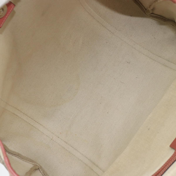 GUCCI GG Supreme Tote Bag PVC Beige Gold 197953 Auth gh1517