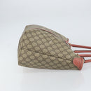 GUCCI GG Supreme Tote Bag PVC Beige Gold 197953 Auth gh1517-3