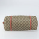 GUCCI GG Supreme Tote Bag PVC Beige Gold 197953 Auth gh1517-5