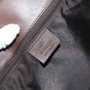 GUCCI GG Canvas Tote Bag Beige Silver 31242 Auth gh1518-17