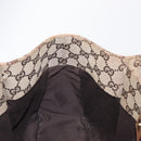 GUCCI GG Canvas Tote Bag Beige Gold 94898 Auth gh1520-18