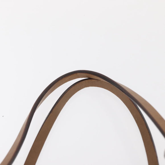 GUCCI GG Canvas Tote Bag Beige Gold 94898 Auth gh1520