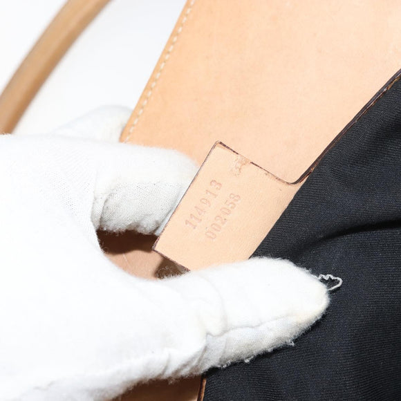 GUCCI GG Canvas Tote Bag Black Gold 114913 Auth gh1523