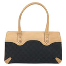 GUCCI GG Canvas Tote Bag Black Gold 114913 Auth gh1523-2