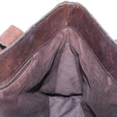 GUCCI GG Canvas Tote Bag Brown Silver 73983 Auth gh1524-18