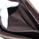 GUCCI GG Canvas Shoulder Bag Beige Silver 114273 Auth gh1525-22